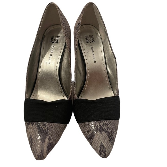 Anne Klein Snakeskin High Heel Shoes Size 8M - Picture 1 of 6